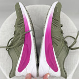 women Lululemon Blissfeel Running Shoe Rosemary Green Highlighter Purple White Shoes 6