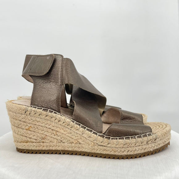 women Eileen Fisher Willow Wedges Bronze Shoes 7 1/2