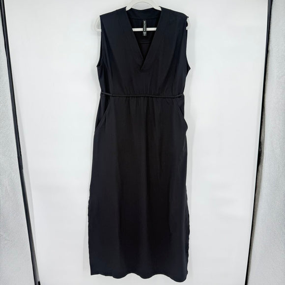 women Athleta Marlow Maxi Black Dress SP