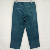 women Banana Republic Outlet NWT Corduroy Straight Trouser Teal Pants 6