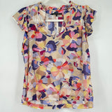 women Caballero - Anthro Petri Blouse Multi Woven Top XS