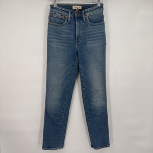 women Madewell The Curvy Perfect Vintage Jean Blue Jeans 25