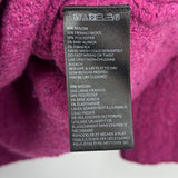 women Sleeping On Snow Lavinia Alpaca Wool Blend Fuschia Sweater M