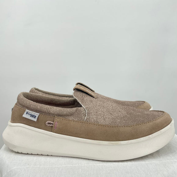 women Columbia NEW Boatside Boat Tan Shoes 10