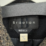 women Braetan Vintage Wool Blend Black Jacket M