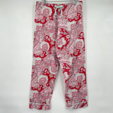 women Bed Head Paisley Pajama Set Red/Pink Multi Intimates/Sleepwear S