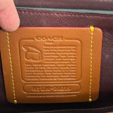 women Coach Dinky Glovetanned Leather Crossbody Tan Beige Purse