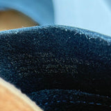 women Aetrex Cora Leather Cork Wedge Black Tan Shoes 9