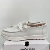 women Gypsy Jazz Like New Slip Ons White Shoes 7