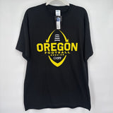 men Port & Company NWT Oregon Ducks Black Yellow Knit Top L