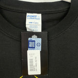 men Port & Company NWT Oregon Ducks Black Yellow Knit Top L