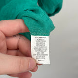 women Elementz NWT Studded Button Front Green Woven Top 2X