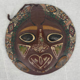 Hand Painted African Style Mask Home Decor