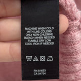 women Kenneth Cole Cotton Blend Cardigan Pink Sweater XXL