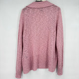 women Kenneth Cole Cotton Blend Cardigan Pink Sweater XXL