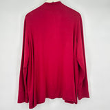 women Coldwater Creek Full Zip Lightweight Red Jacket 2X