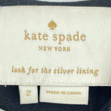 women Kate Spade Color Block Mini Swing Black & Brick Red Dress 2