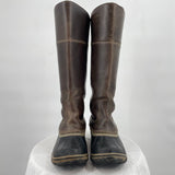 women Sorel Slimpack Tall Boot Brown Shoes 8