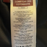 women Comptoir Des Cotonniers Wool Blend Overcoat Black Coat FR38/US6