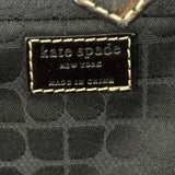 women Kate Spade Signature Canvas Tote Black Purse