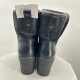 women Ugg Wedge Boots Black Shoes 8