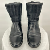 women Ugg Wedge Boots Black Shoes 8