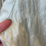 women Eileen Fisher Snap Front Shirtdress Cream Dress M