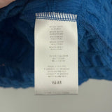 women Eri + Ali - Anthro Textured Button Front Blue Knit Top M