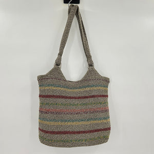 women The Sak Voyager Crochet Tote Bag Tan Multi Purse