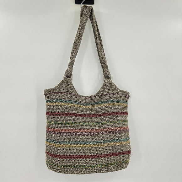 women The Sak Voyager Crochet Tote Bag Tan Multi Purse