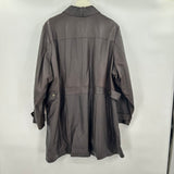 women Eddie Bauer Leather Brown Jacket 3X