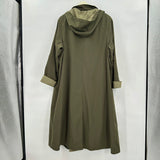 women Gallery Water Resistant w/Removable Liner Green Coat 2x