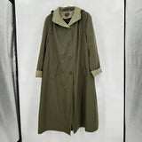women Gallery Water Resistant w/Removable Liner Green Coat 2x