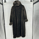 Norm Thompson Faux Fur Brown Coat 3X
