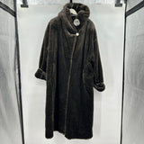 Norm Thompson Faux Fur Brown Coat 3X