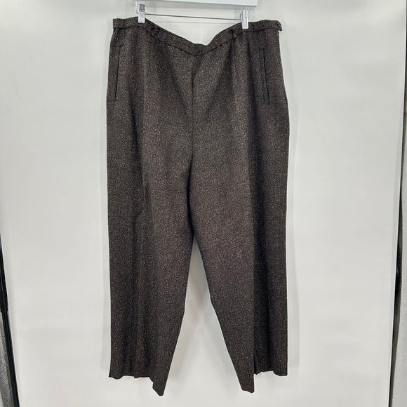 women Pendleton 100% Wool Brown Pants 24W
