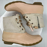 women Sperry Duck Boots Cream Shoes 8.5