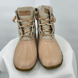 women Sperry Duck Boots Cream Shoes 8.5