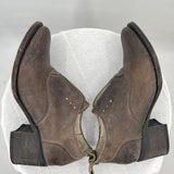 women Free Bird Sadie Leather Dark Brown Shoes 6