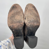 women Free Bird Sadie Leather Dark Brown Shoes 6