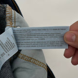 men Hollister Whiskered Dark Wash Blue Jeans 32x30