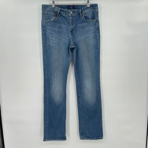 women Levi's Light Wash Straight Blue Jeans 14/32