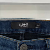 women Hudson Medium Wash Straight Leg Blue Jeans 30/10
