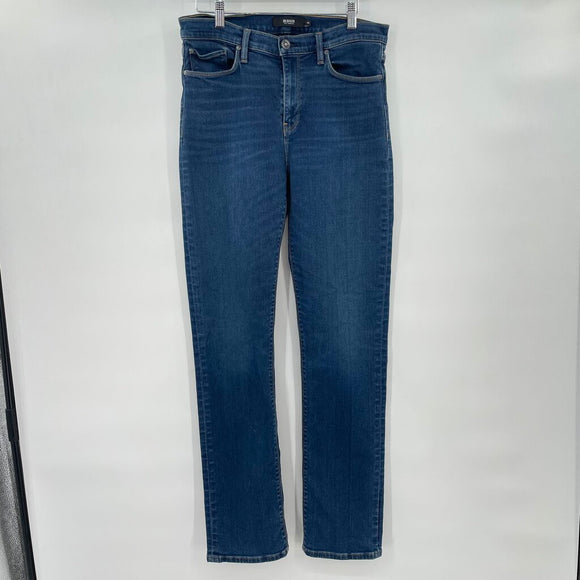 women Hudson Medium Wash Straight Leg Blue Jeans 30/10