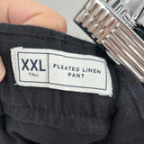 women Gap Linen Wide Leg Black Pants XXL Tall