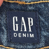 women Gap Dark Wash Cheeky Straight Blue Jeans 18/34T