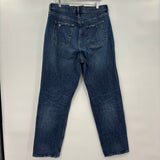 women Gap Dark Wash Cheeky Straight Blue Jeans 18/34T