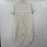 women Madewell Striped Cotton Shirtdress White Dress S
