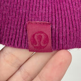 women Lululemon Funnel Neck Cotton Blend Fuchsia/Bright Berry Sweater XL