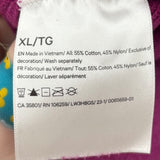 women Lululemon Funnel Neck Cotton Blend Fuchsia/Bright Berry Sweater XL